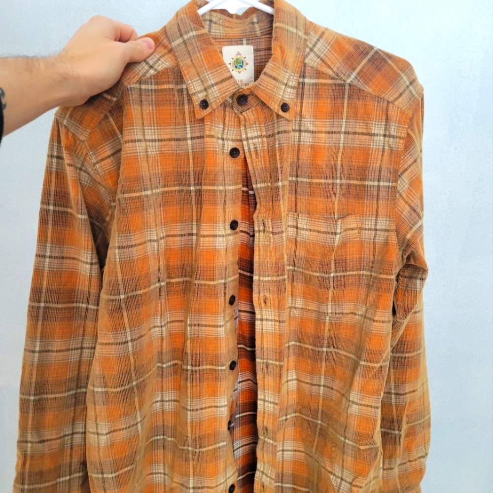 Old Steamboat Plaid Corduroy Shirt
